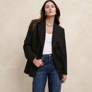 Banana Republic SIENA RELAXED ITALIAN WOOL BLAZER